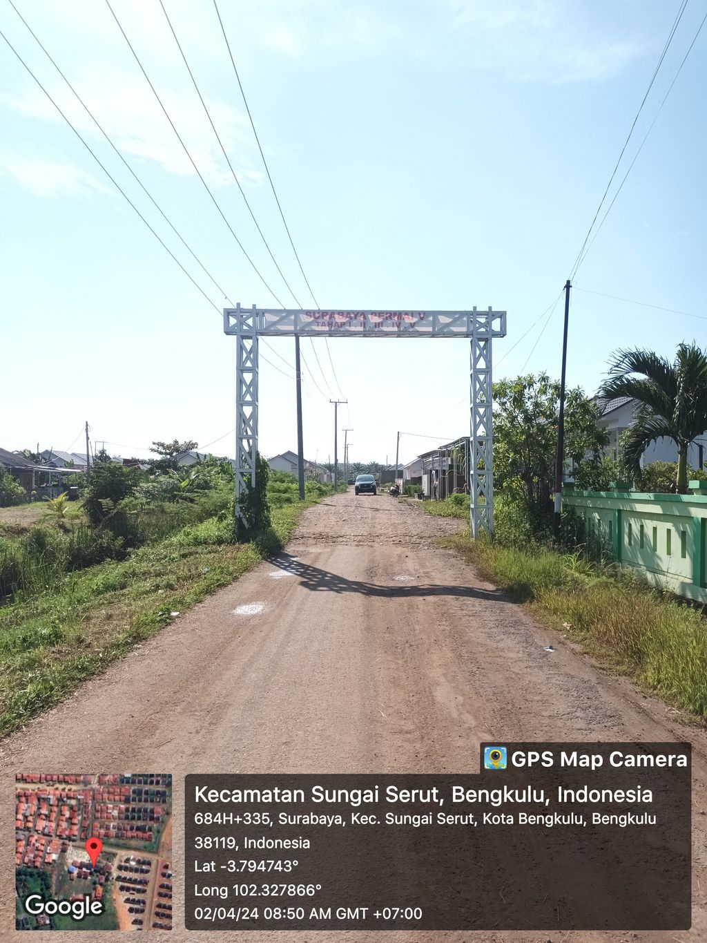 foto gerbang perumahan SURABAYA PERMAI V TAHAP V