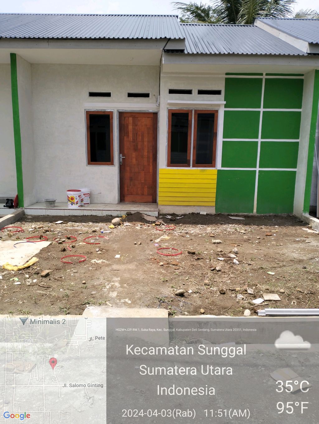 foto contoh rumah perumahan Griya Sirsak Mencirim 1 Tahap III