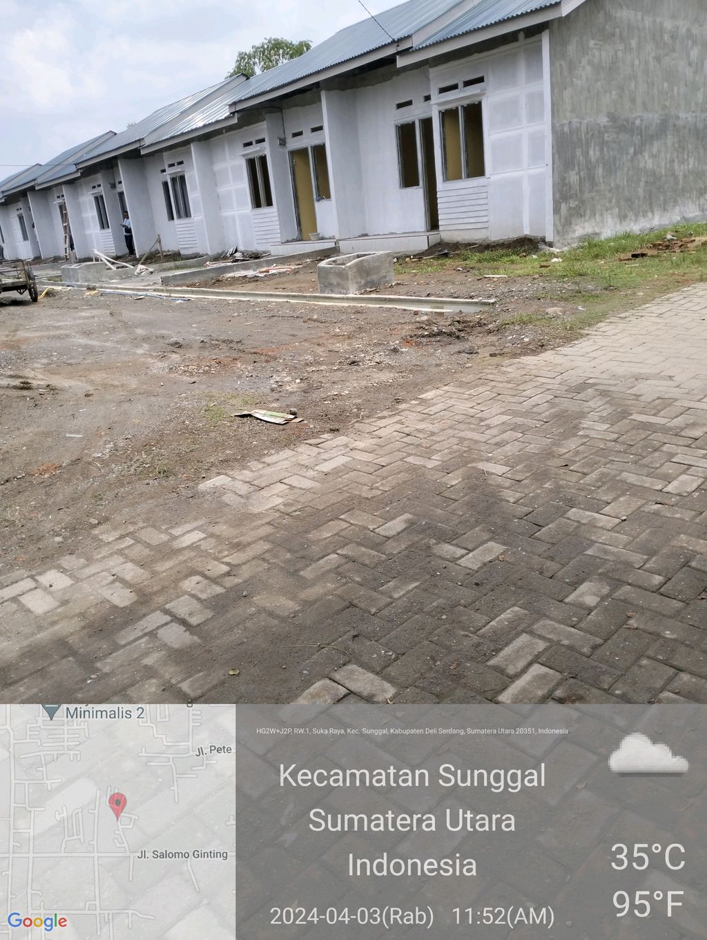 foto gerbang perumahan Griya Sirsak Mencirim 1 Tahap III