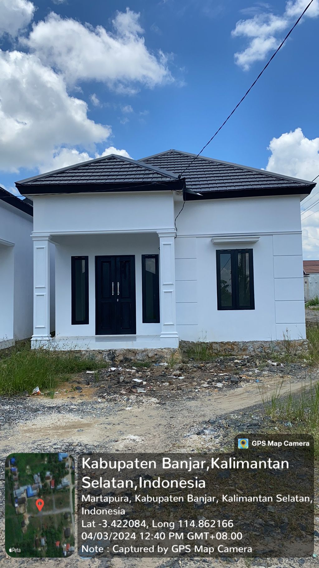 foto contoh rumah perumahan perumahan permata intan