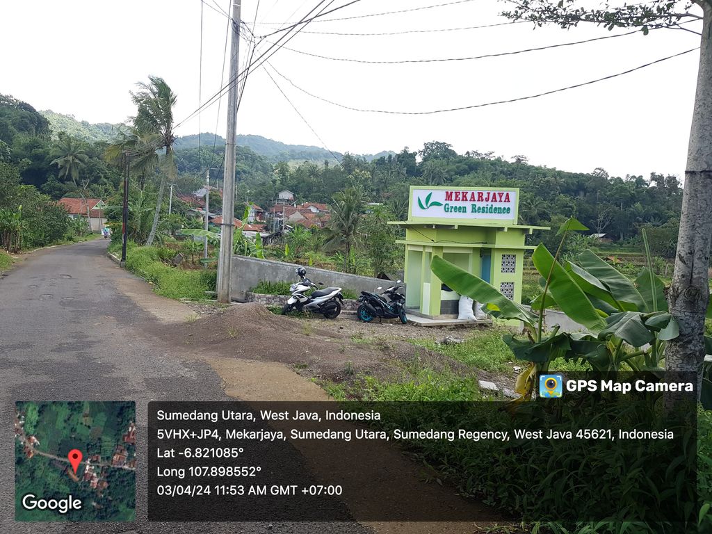foto gerbang perumahan Mekarjaya Green Residence