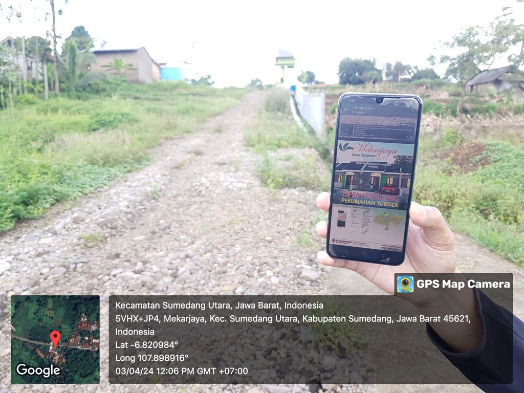 foto contoh rumah perumahan Mekarjaya Green Residence