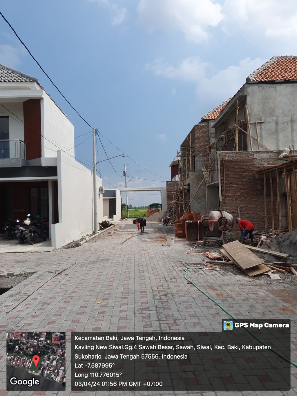 foto posisi tengah perumahan ZELINE RESIDENCE