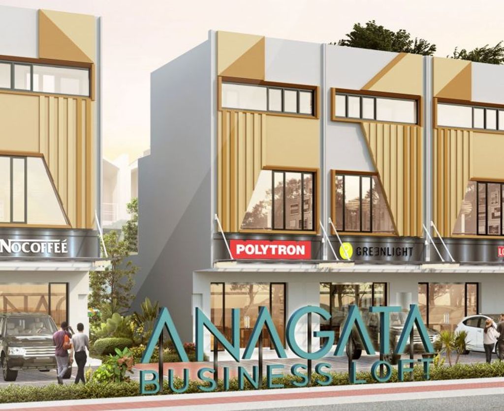foto tampak rumah tipe ZIVA perumahan RUKO ANAGATA