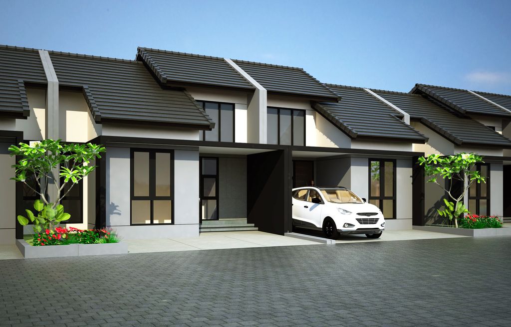 foto tampak rumah tipe 105/60 perumahan KSO PURI CEMPAKA