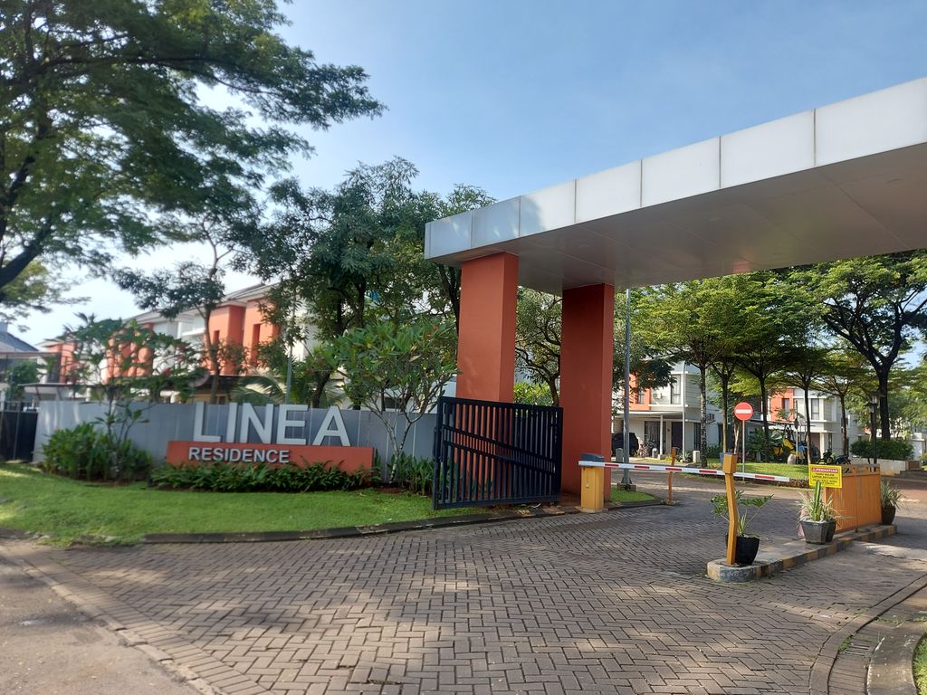 foto gerbang perumahan GRAHA RAYA LINEA