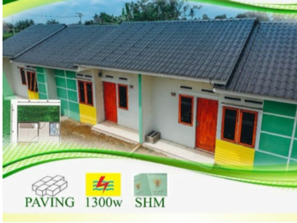 foto tampak rumah tipe Rumah Subsidi perumahan Griya Sirsak Mencirim 1 Tahap III