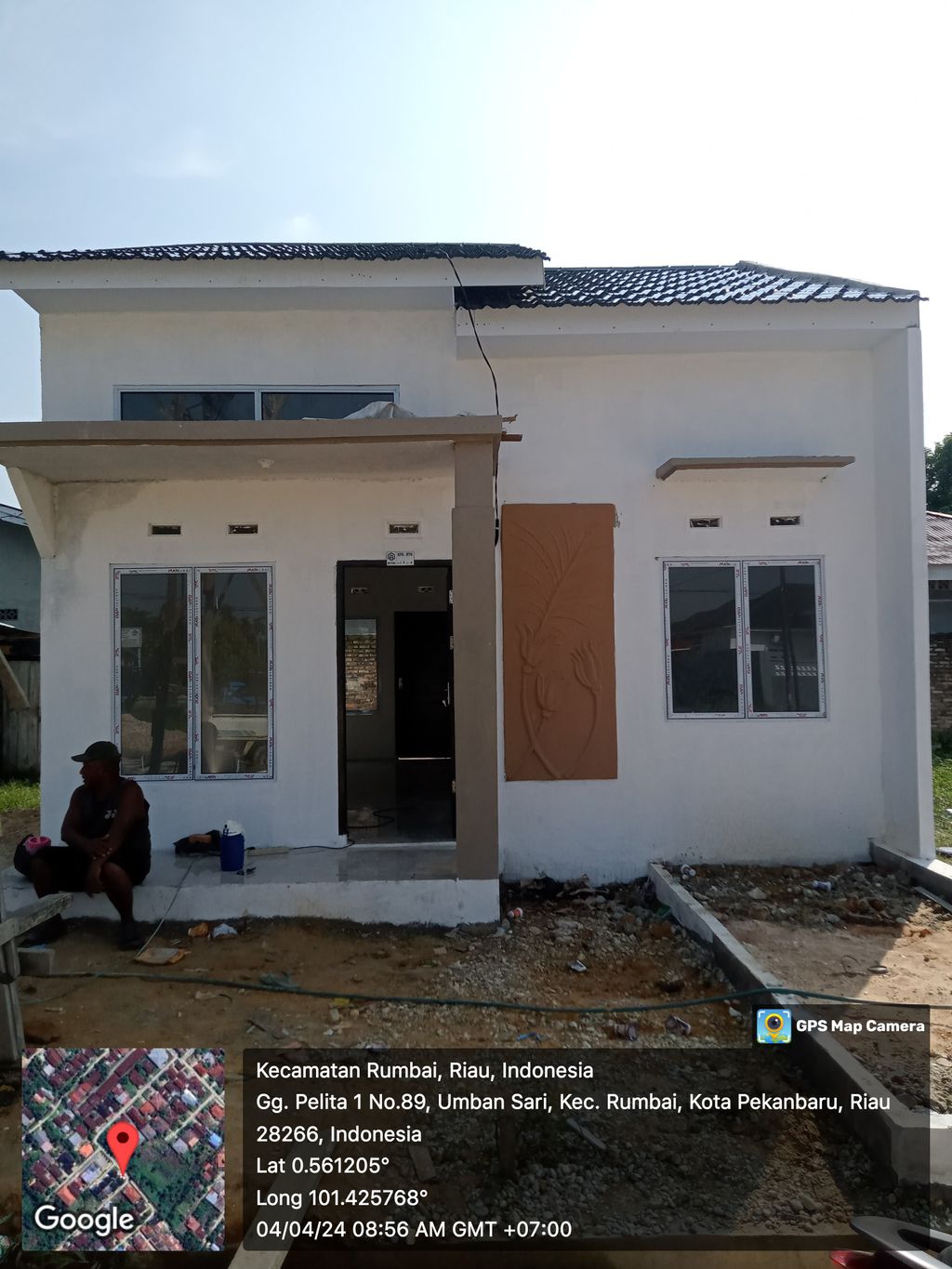 foto denah rumah tipe 36 perumahan BERDIKARI CLUSTER