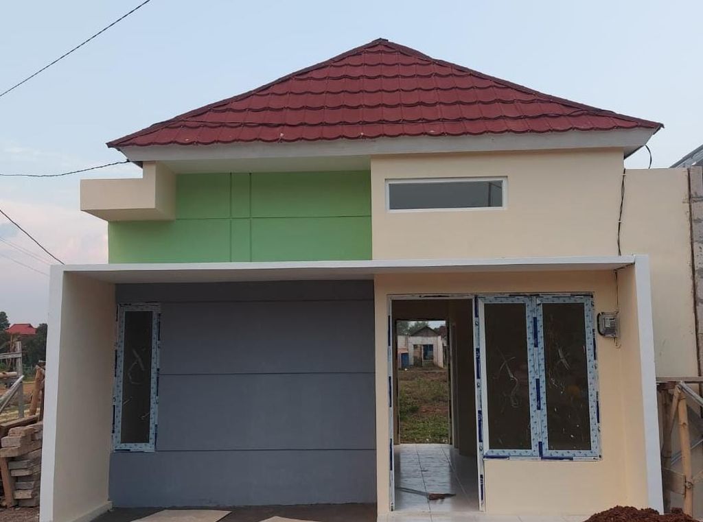 foto tampak rumah tipe 30/76 perumahan MECCA PERDANA RESIDENCE