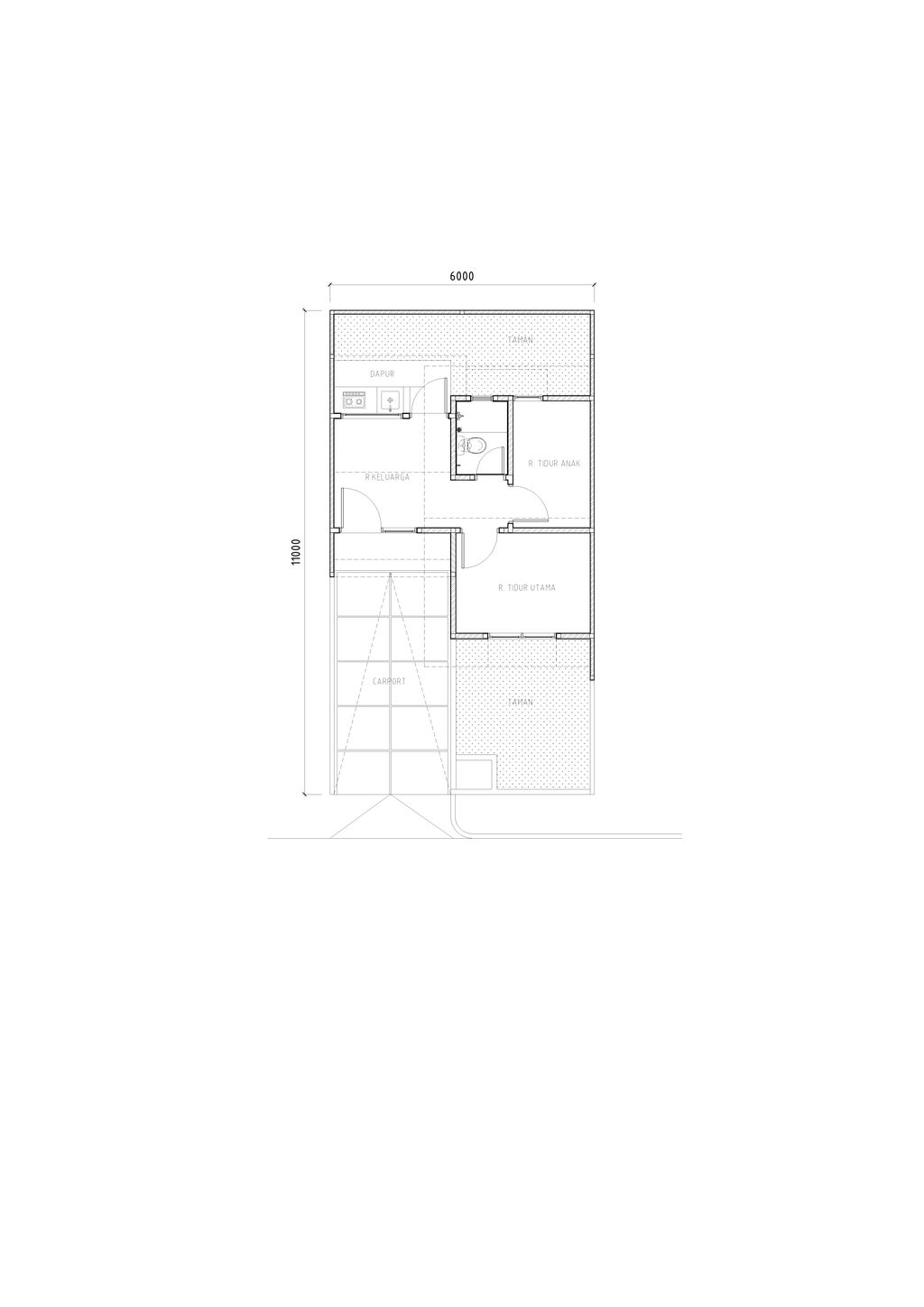 foto denah rumah tipe Millenial Home 1 F07 perumahan Grand Estate Marina City