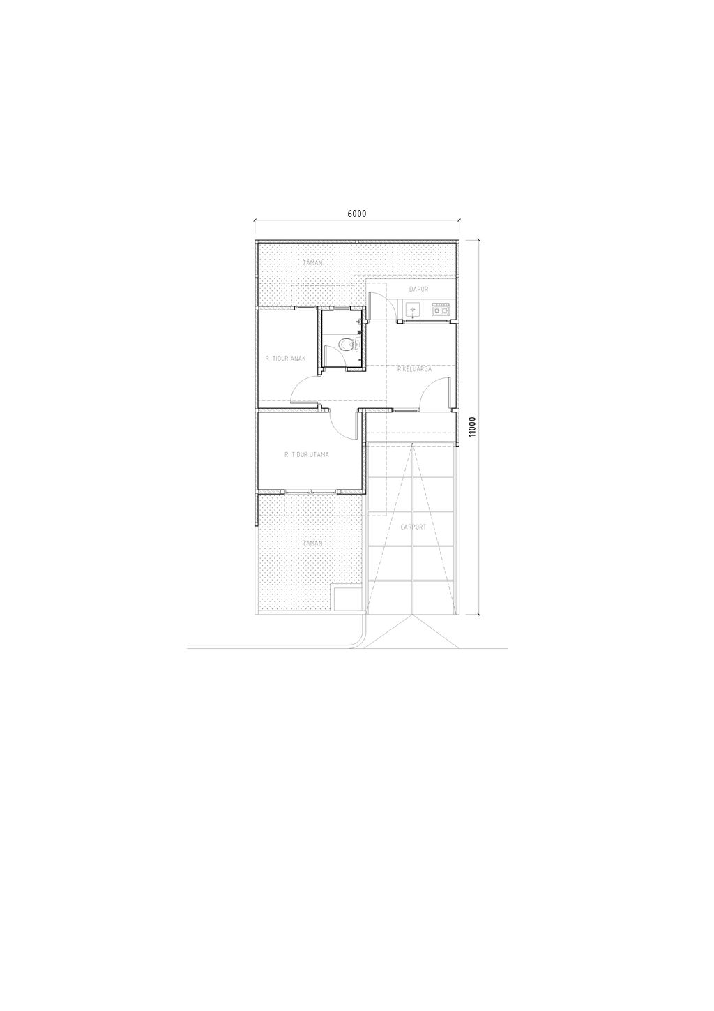 foto denah rumah tipe Millenial Home 1 F08 perumahan Grand Estate Marina City