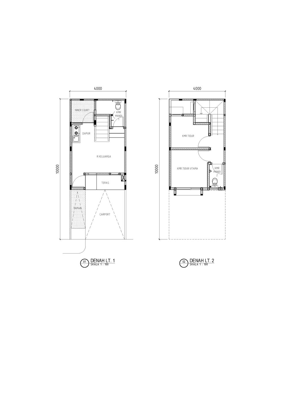 foto denah rumah tipe Townhomes A10 perumahan Grand Estate Marina City