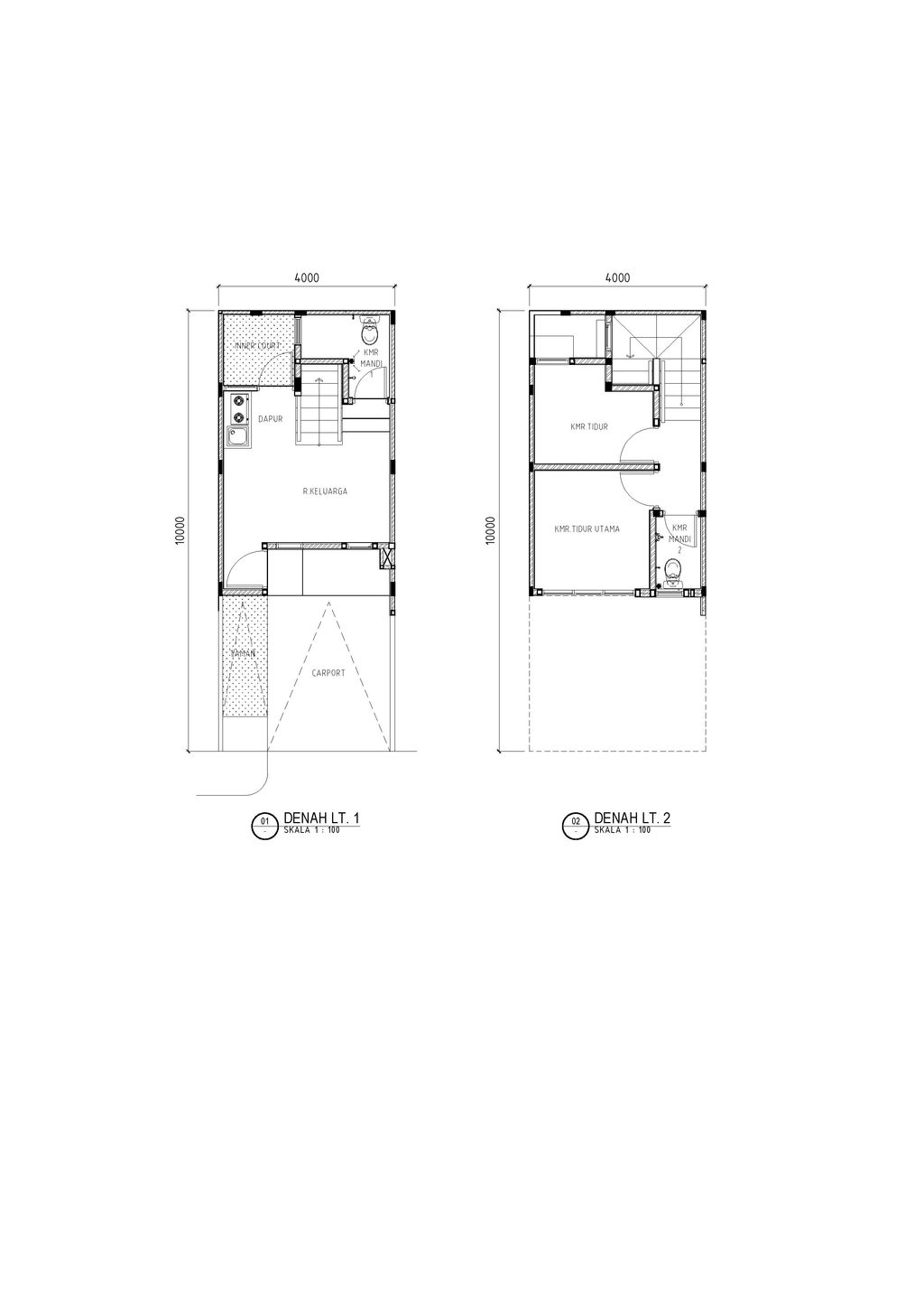 foto denah rumah tipe Townhomes A12 perumahan Grand Estate Marina City