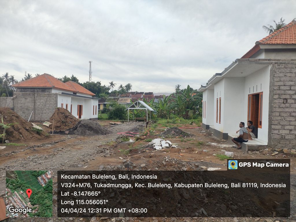 foto posisi tengah perumahan Perum Green Harmony Tukadmungga