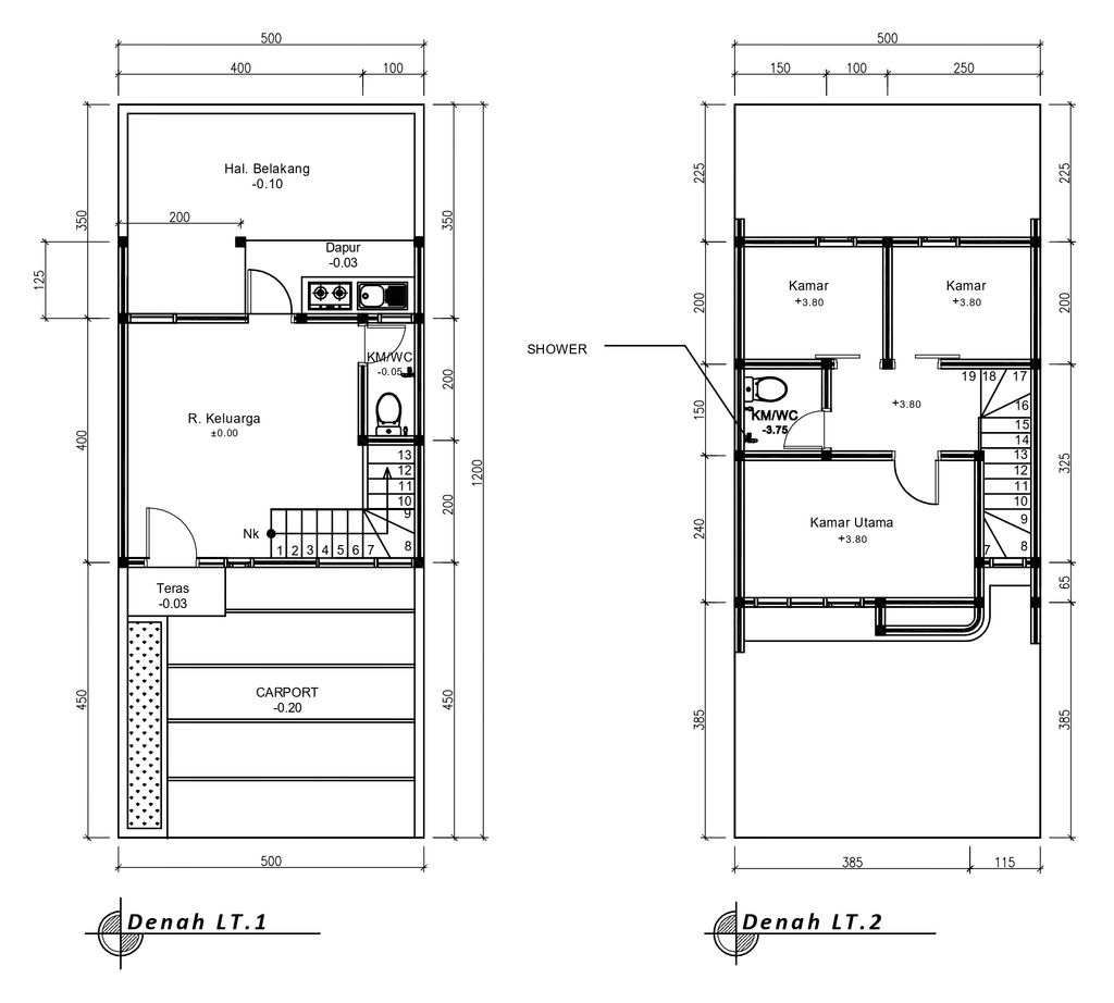 foto denah rumah tipe 50 Compact High Ceiling 3KT (533) perumahan G-Land Ciwastra Park 2