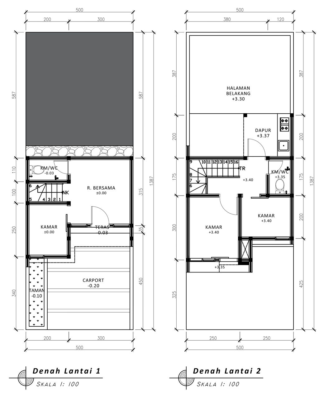 foto denah rumah tipe 41 Compact Superimposed (402) perumahan G-Land Padalarang Residence 2