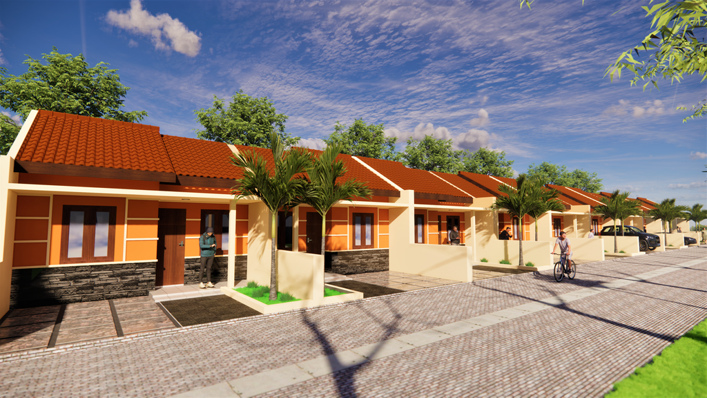 foto tampak rumah tipe 36/78m² perumahan Perumahan Cahaya Caruban