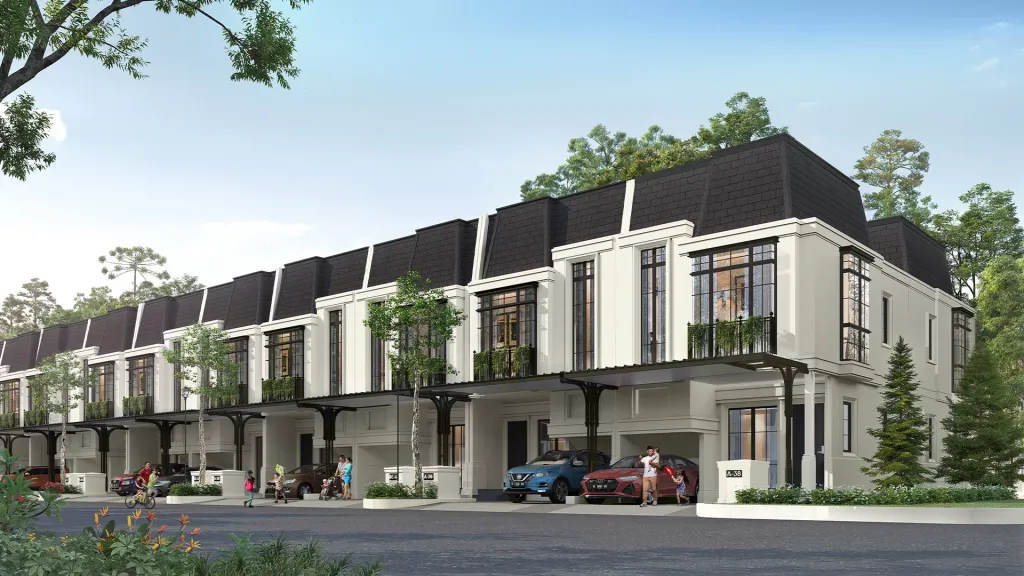 foto tampak rumah tipe ROSE SUITE - 84 perumahan DUTA GARDEN
