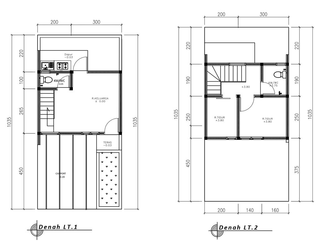 foto denah rumah tipe 41 Compact Classic Modern HC 2KT (452) perumahan G-Land Cilengkrang Residence Blok G-I