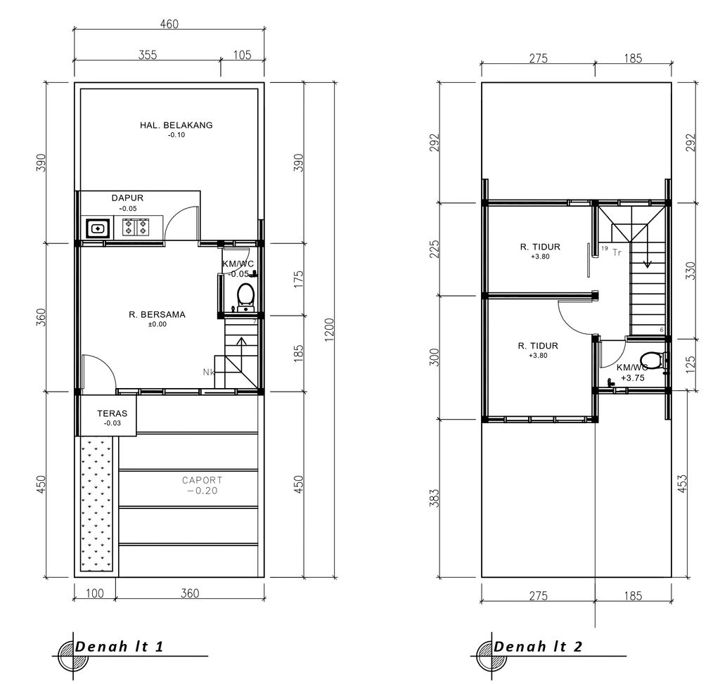 foto tampak rumah tipe 41 Compact High Ceiling 2KT (456) perumahan G-Land Ciwastra Park