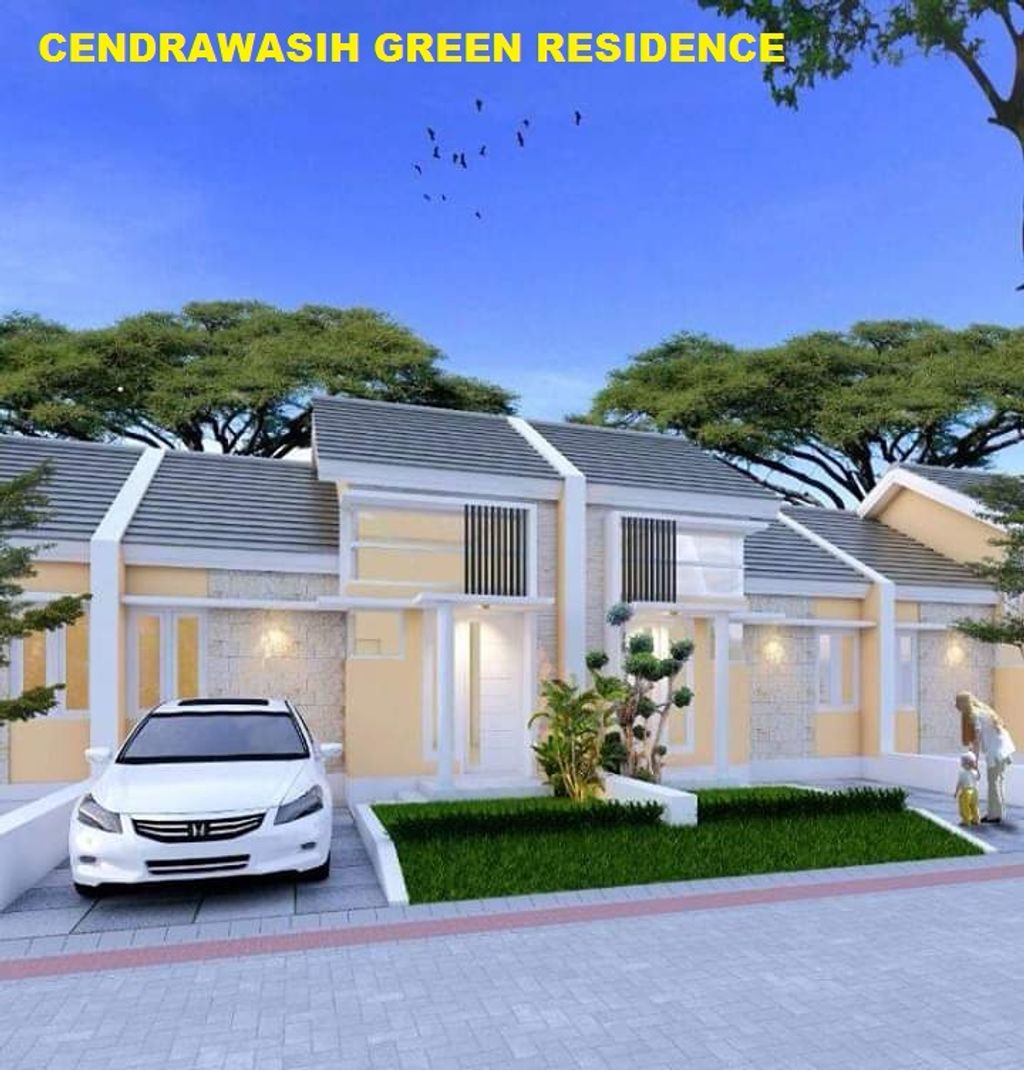 foto tampak rumah tipe Alamanda perumahan PERUMAHAN CENDRAWASIH GREEN RESIDENCE