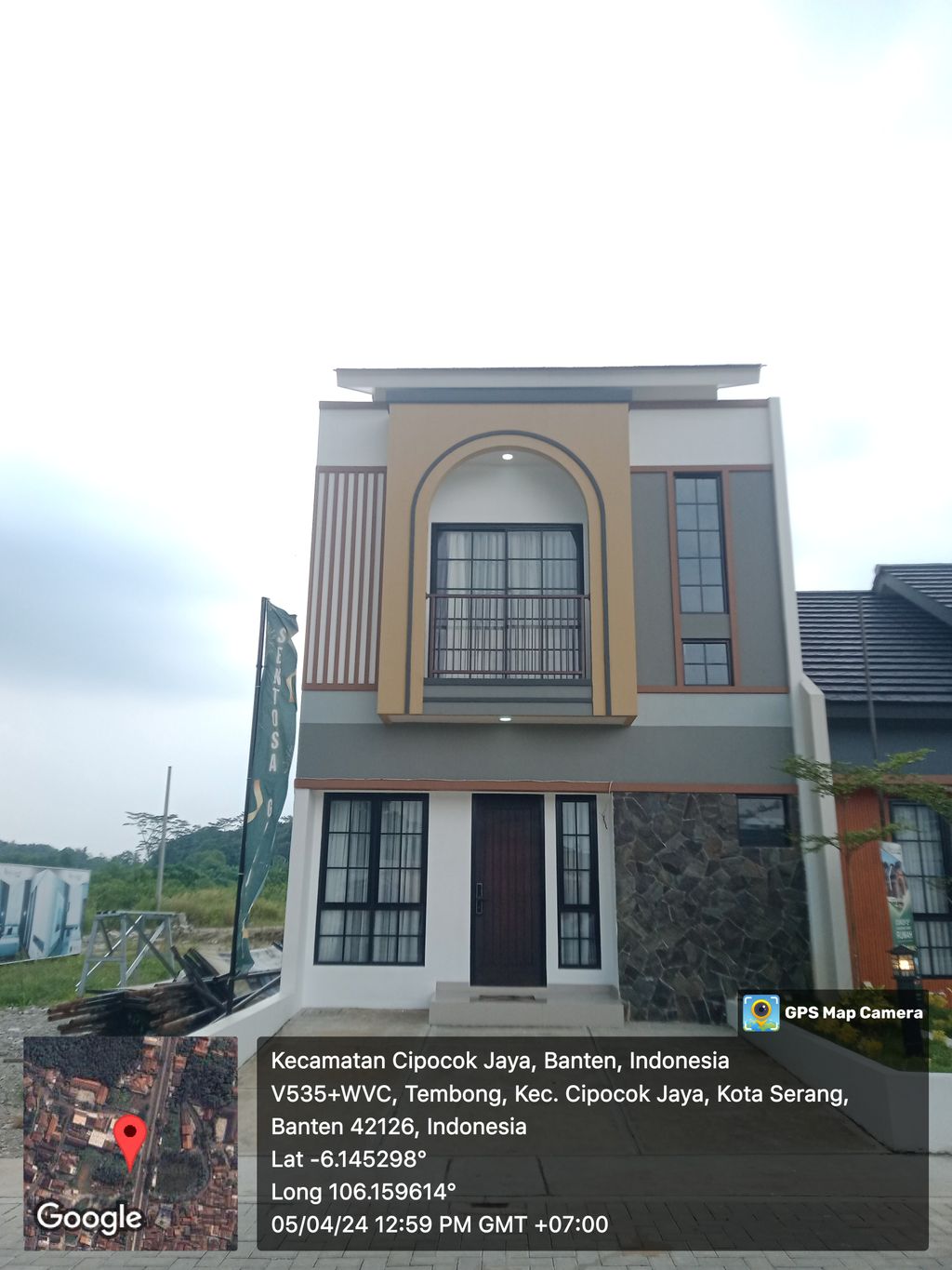foto contoh rumah perumahan SENTOSA GARDEN SERANG