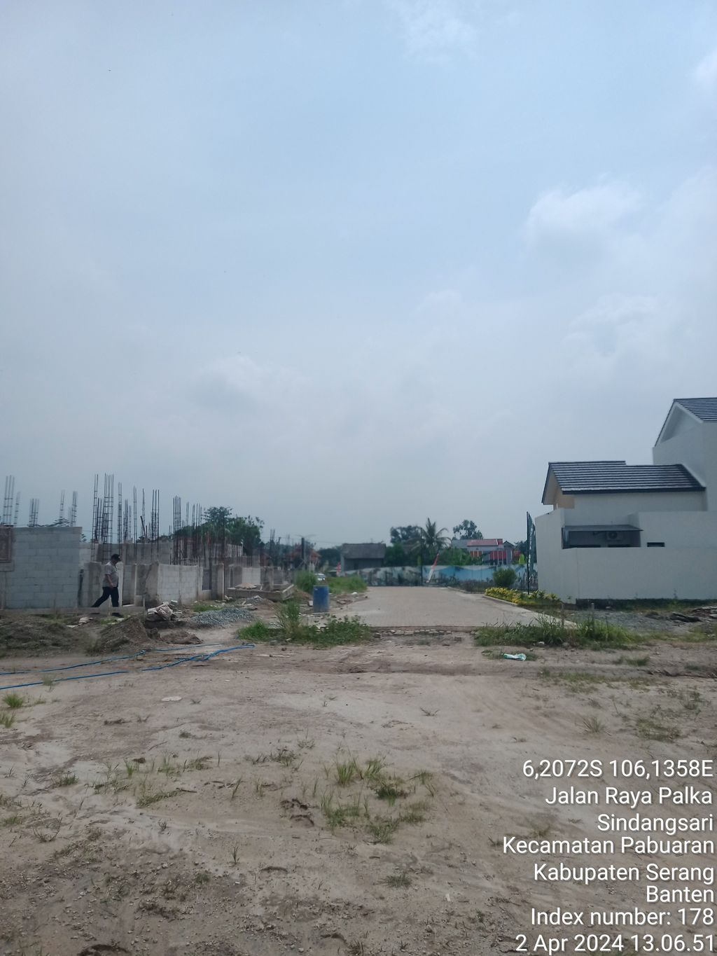 foto posisi tengah perumahan SENTOSA GARDEN SERANG