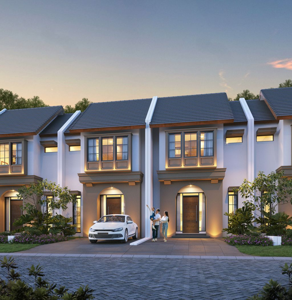 foto tampak rumah tipe Permai 6 perumahan CITRAINDAH CITY BUKIT PERMAI
