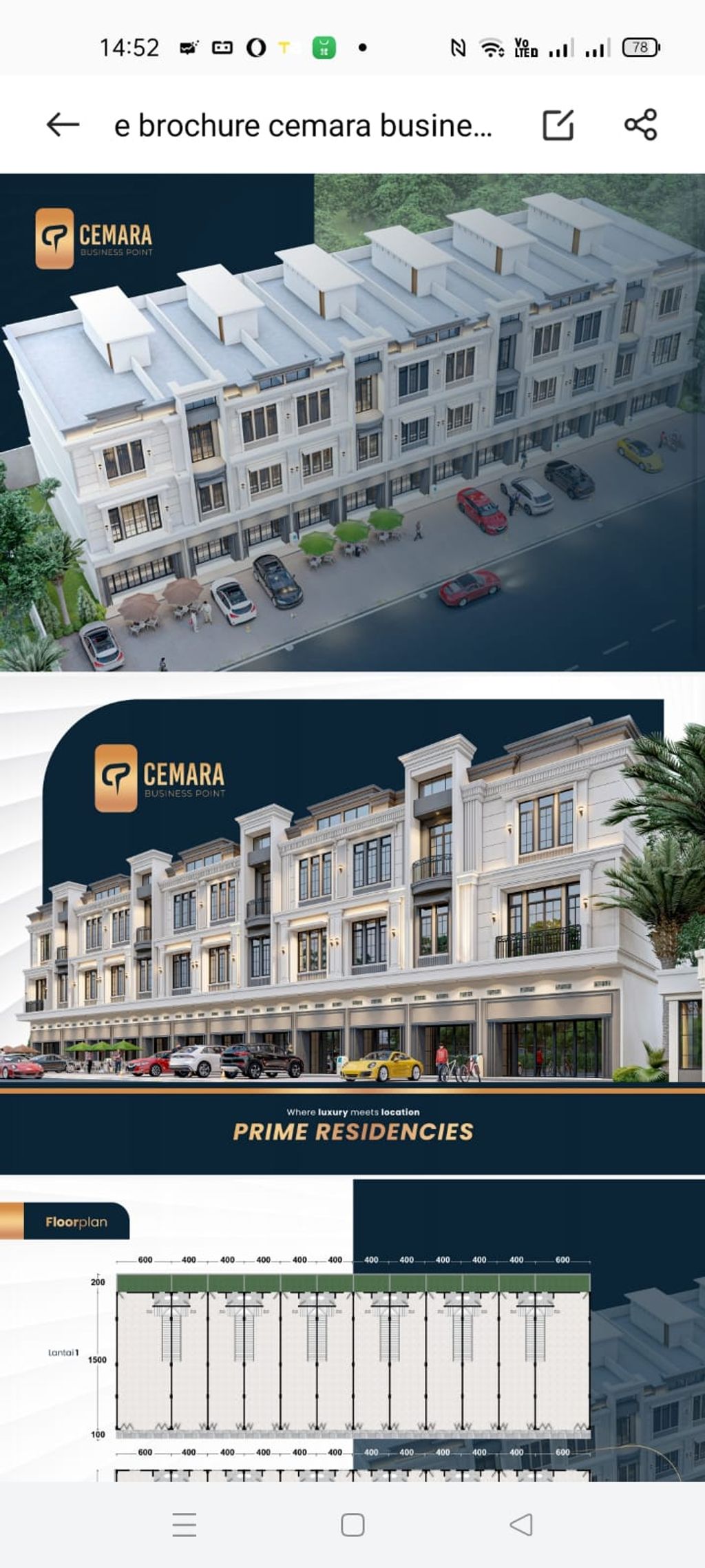 foto tampak rumah tipe RUKO perumahan CEMARA GG DELIMA SHM 1383