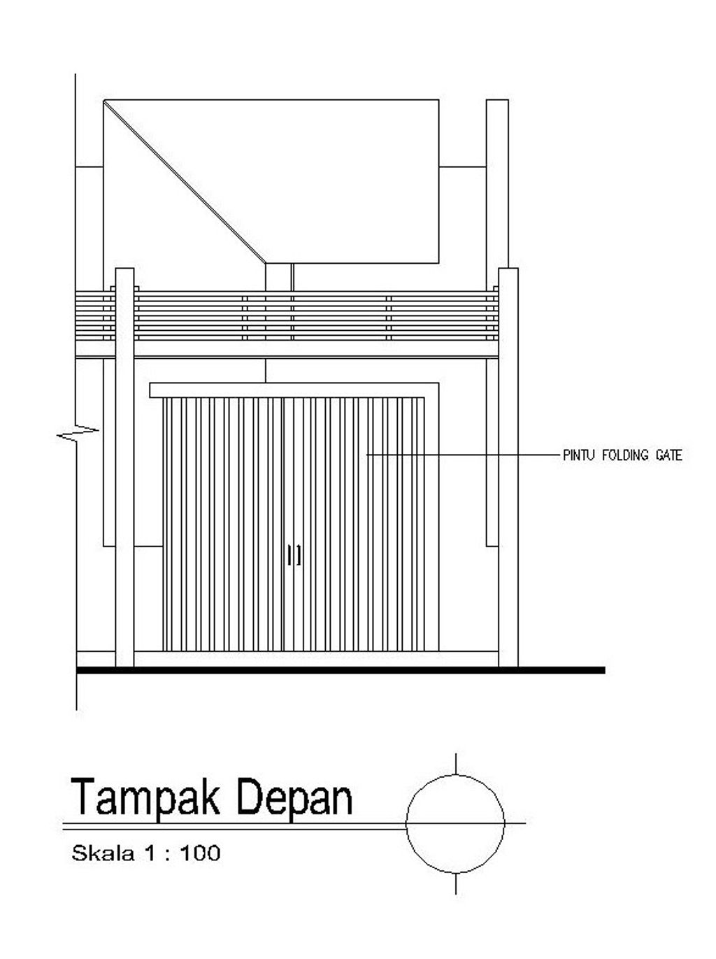 foto tampak rumah tipe RUKO 1 LANTAI perumahan CENDANA RESIDENCE