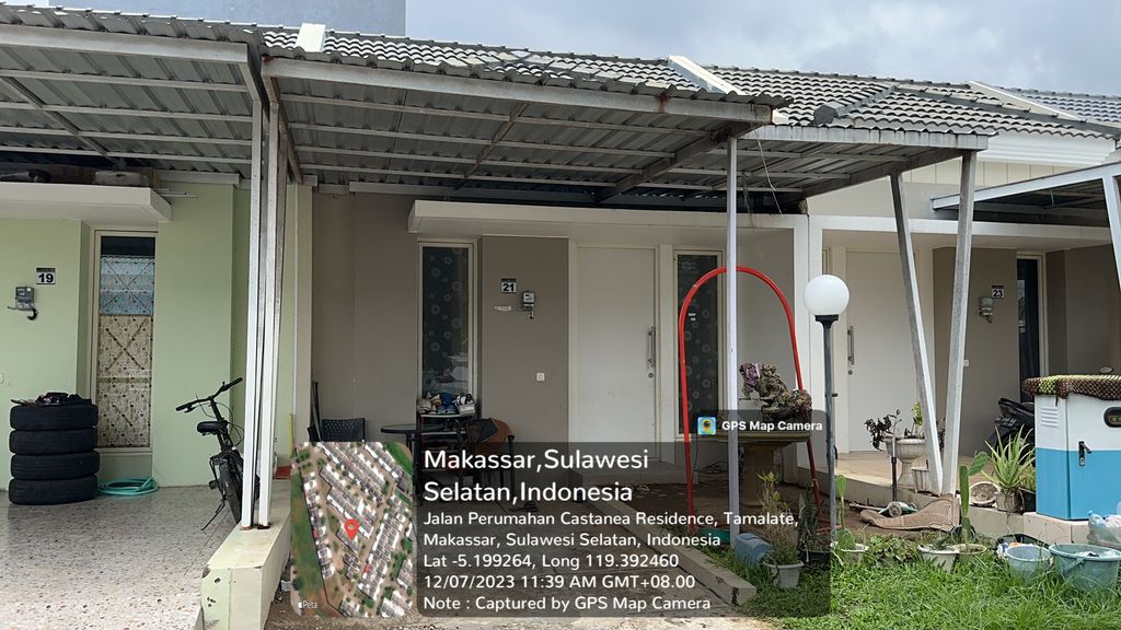 foto tampak rumah tipe CTVW-0021 perumahan CASTANEA