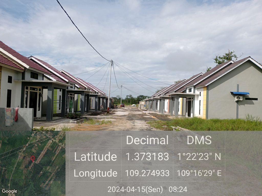foto posisi tengah perumahan Myly Residence