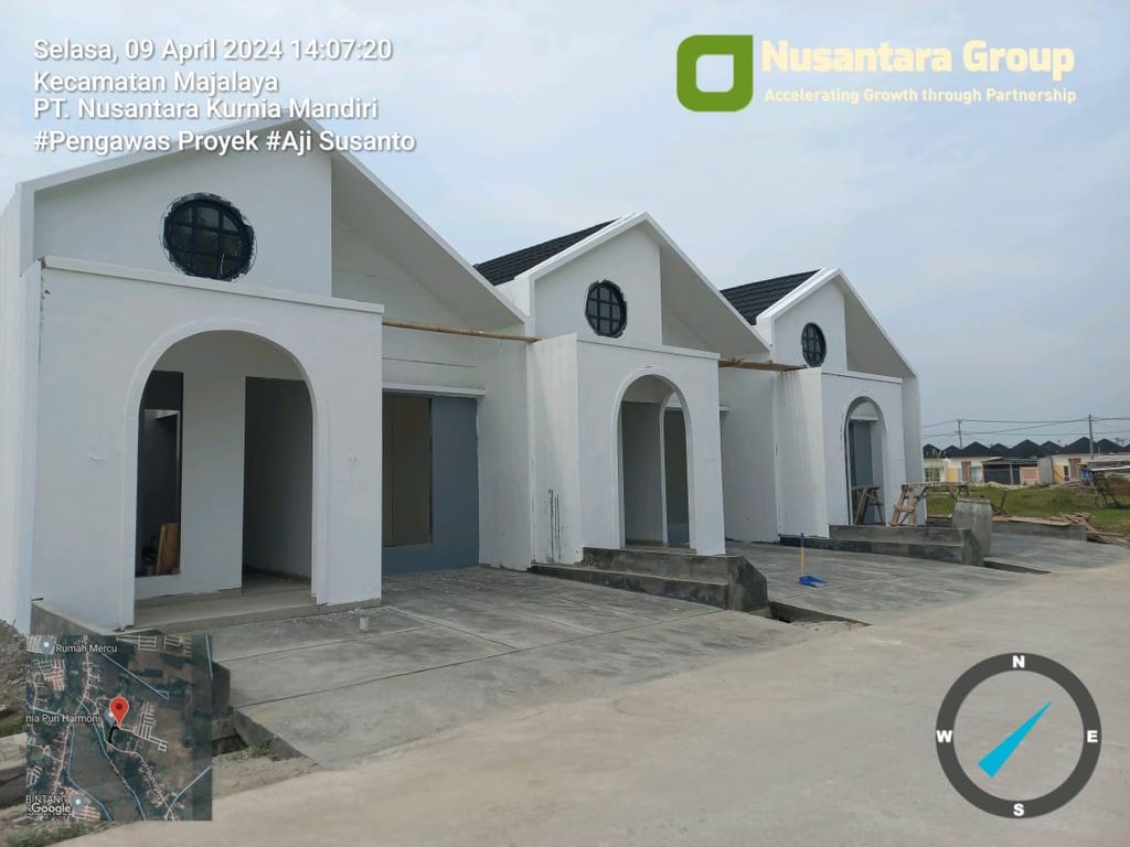 foto tampak rumah tipe 36/60 perumahan KURNIA PURI HARMONI I