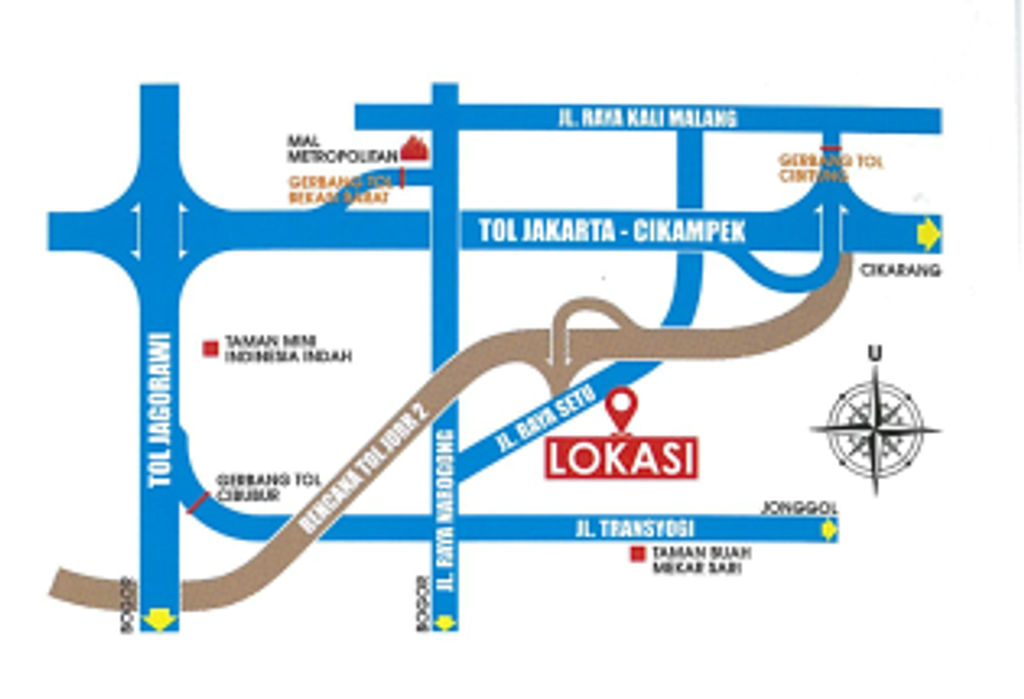 foto denah rumah tipe 22/97 perumahan Grand Tamansari 3 Residence