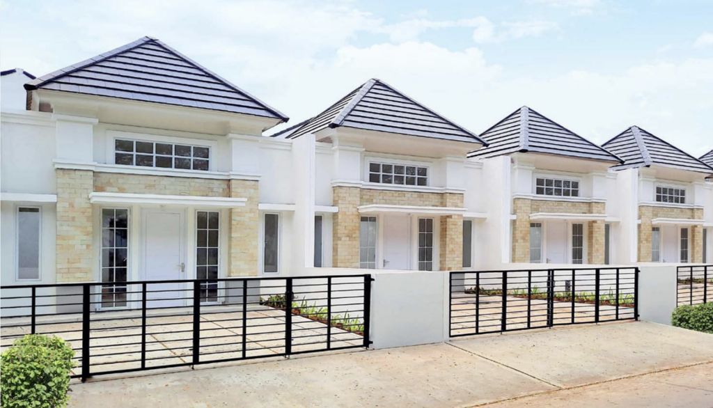 foto tampak rumah tipe PRIMROSE 50/96 OCT 23 perumahan Cluster Sriwijaya - Darmawangsa Residence Bekasi