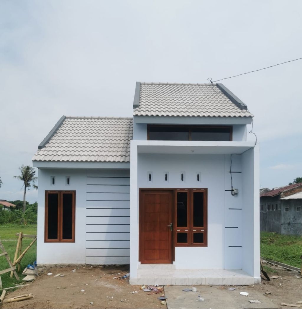 foto tampak rumah tipe 36 / 84 perumahan TIARA BRAWIJAYA 2