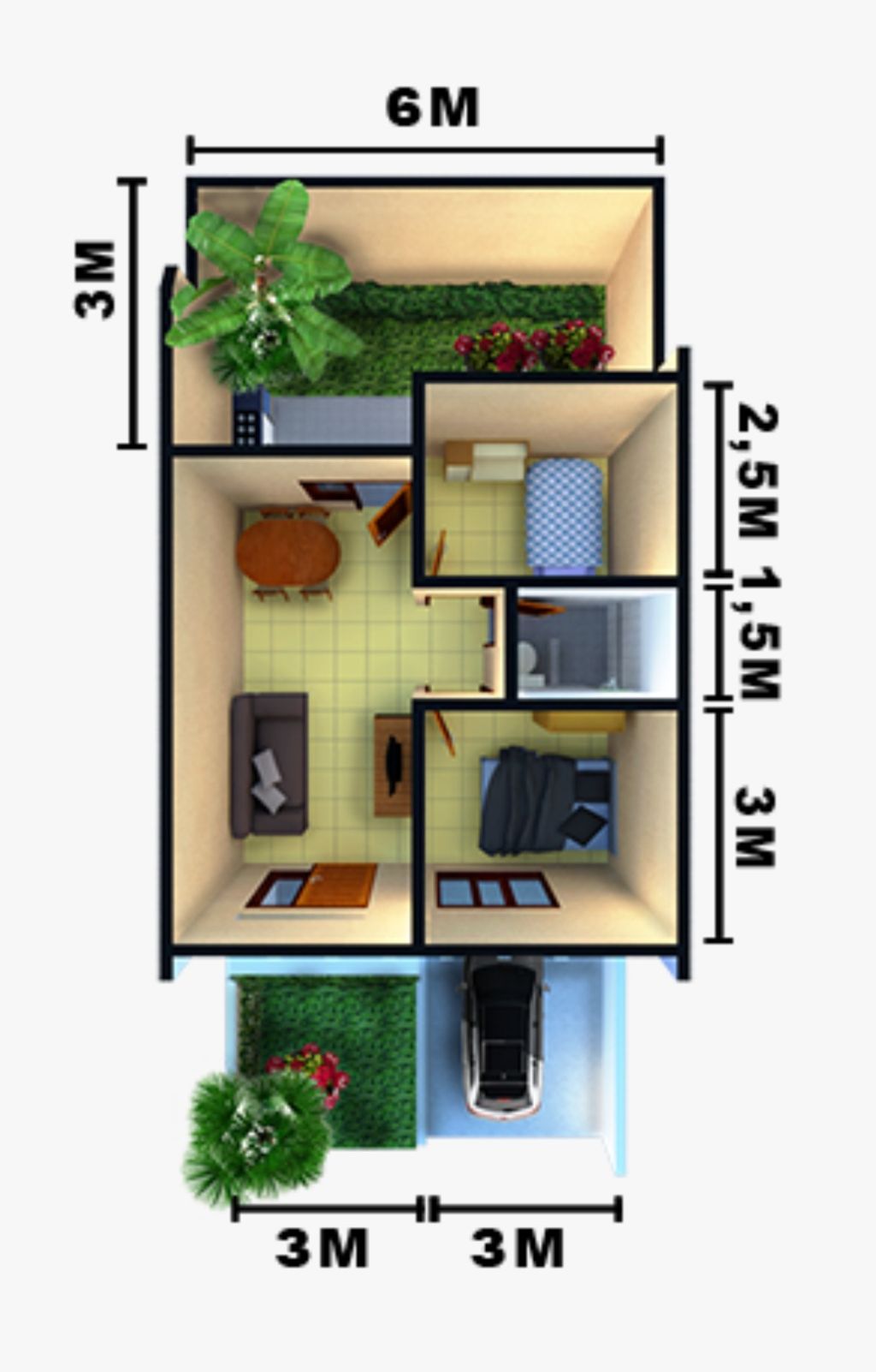 foto denah rumah tipe KAV. 3 JALAN UTAMA HADAP TIMUR th. 2024 perumahan PURI MEGA CITRA - JATIWANGI