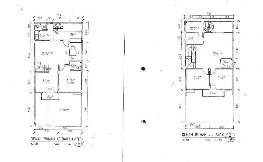 foto denah rumah tipe 135 (NEW) perumahan PERMATA INTAN REGENCY