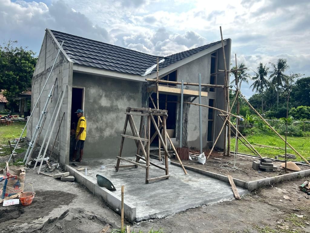 foto tampak rumah tipe 36 perumahan BHUMI AYODYA