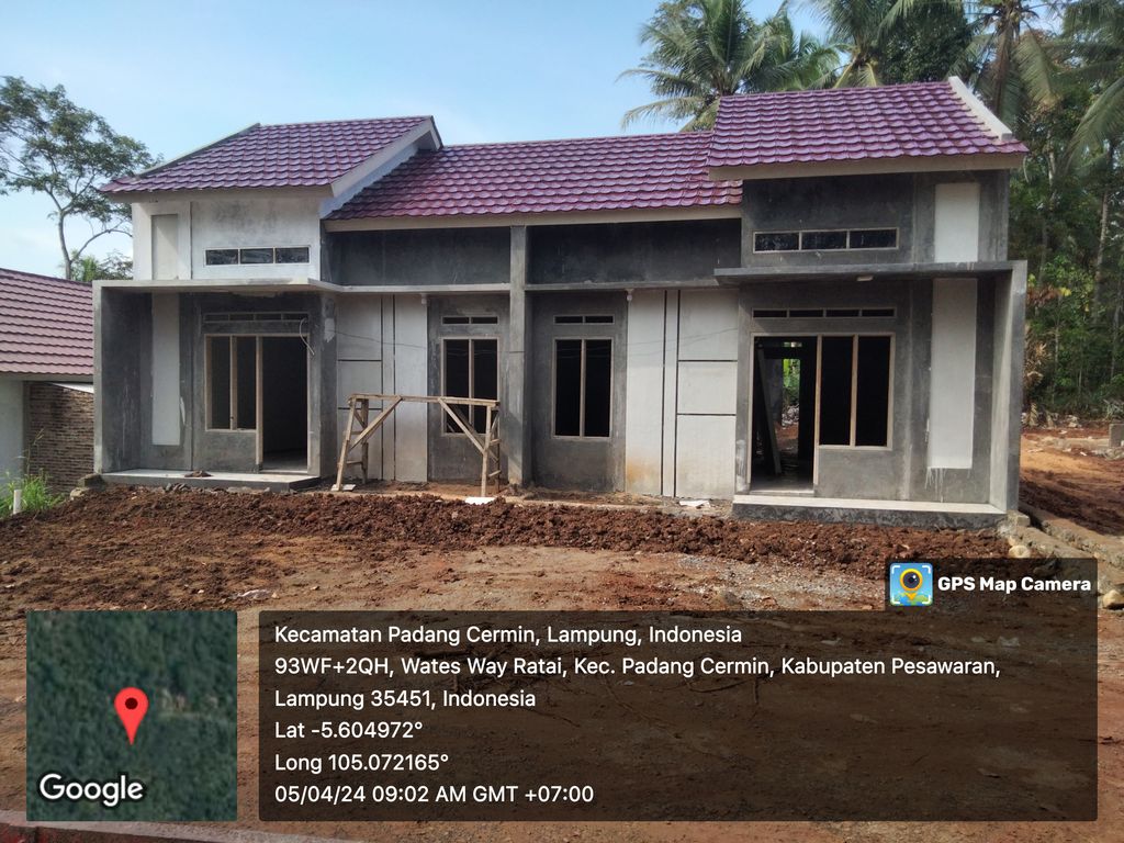 foto denah rumah tipe 36/72 perumahan Villa Sakti Residence 4