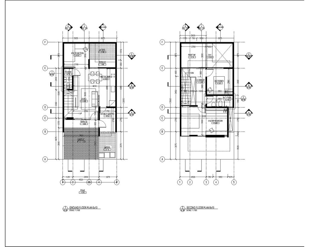 foto denah rumah tipe CARLTON A perumahan CENTRAL PARK JUANDA THE SOUTH