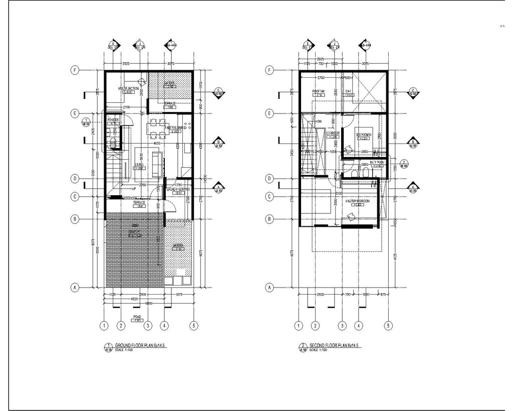 foto denah rumah tipe CARLTON B perumahan CENTRAL PARK JUANDA THE SOUTH