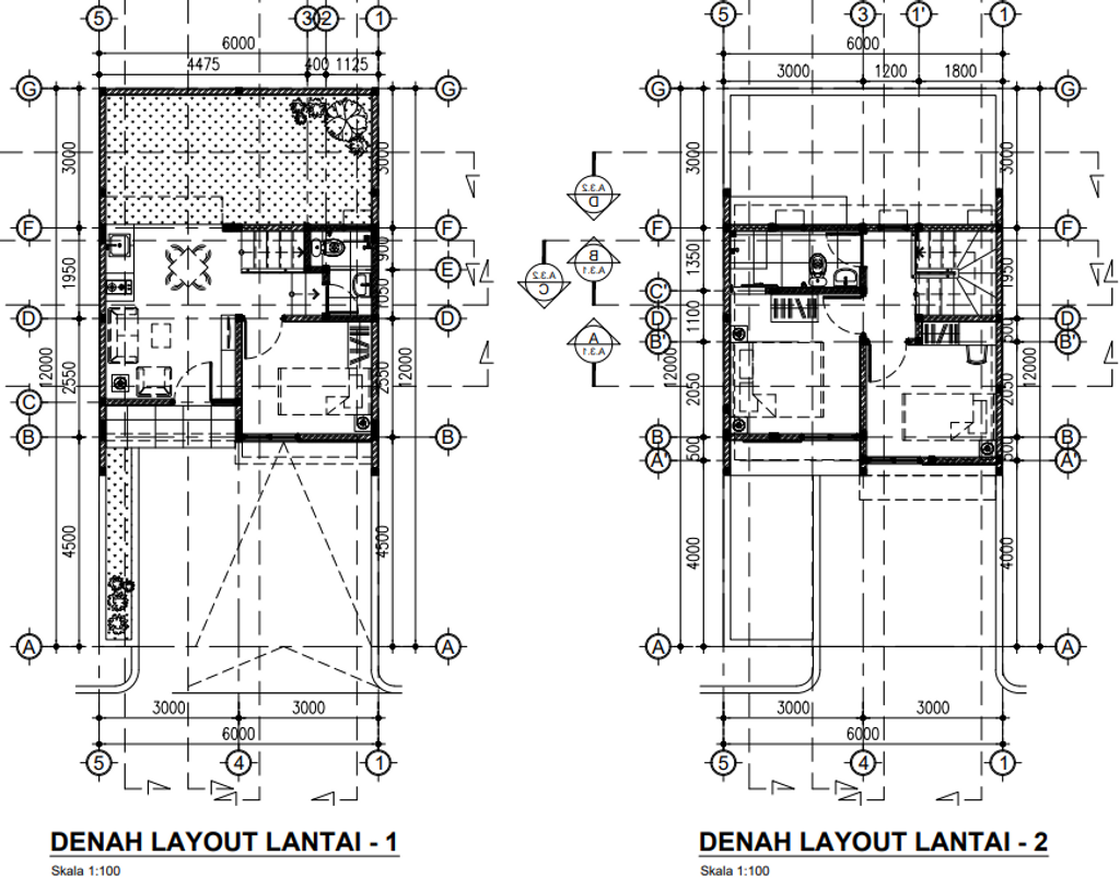 foto denah rumah tipe Sapphire III perumahan Samira Regency Bekasi