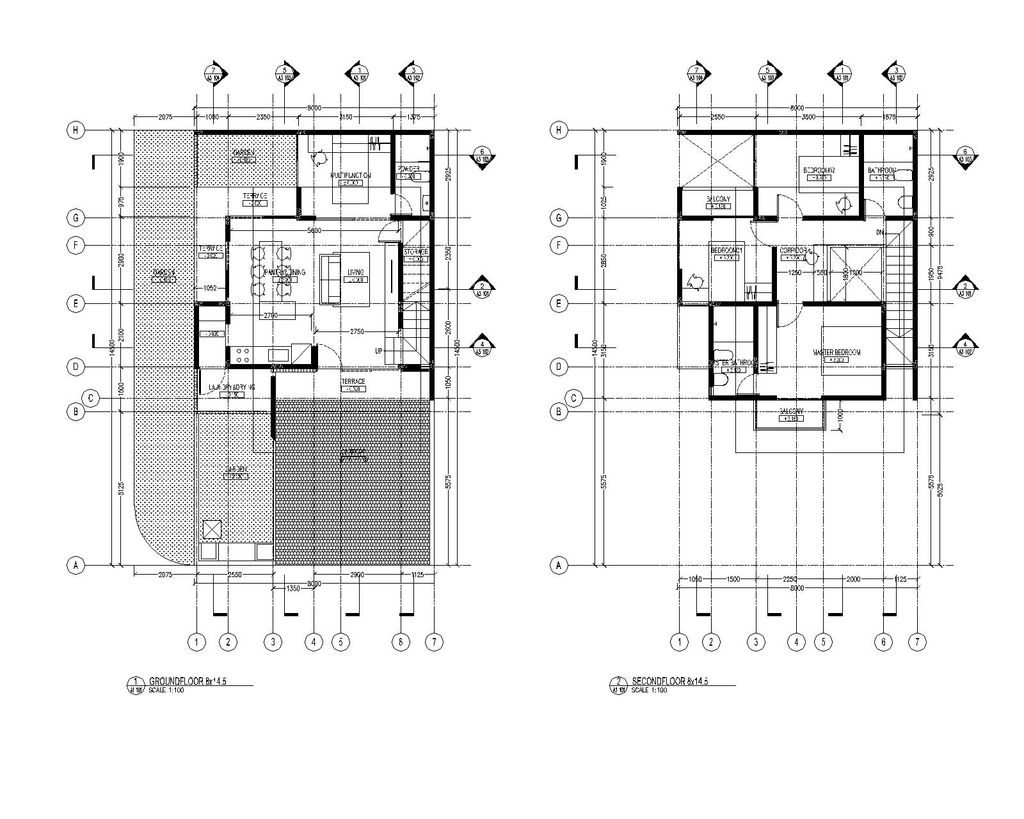 foto denah rumah tipe MORNINGTON B (STANDART) perumahan CENTRAL PARK JUANDA THE SOUTH