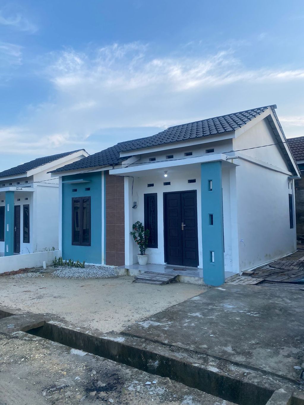 foto tampak rumah tipe 36 perumahan PUTRA KARTAMA