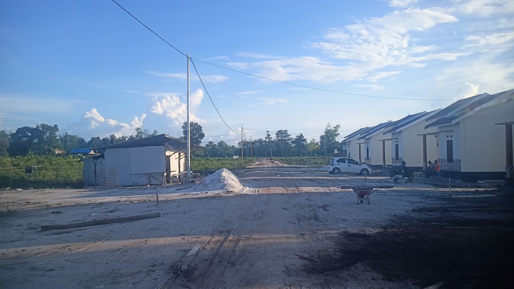 foto posisi tengah perumahan GRAND KALAMPANGAN