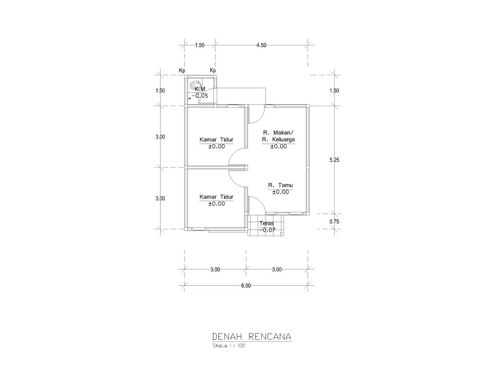 foto denah rumah tipe MURSIL MADANI RESIDENCE perumahan Mursil Madani Residence