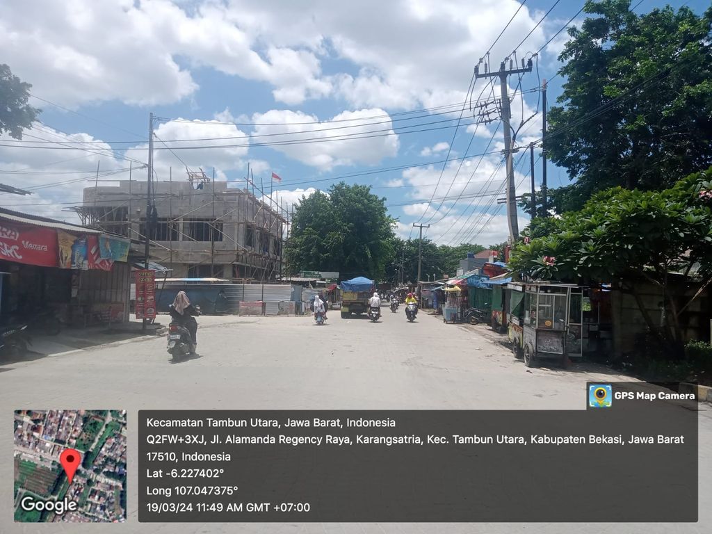 foto posisi tengah perumahan Perumahan Alamanda Regency