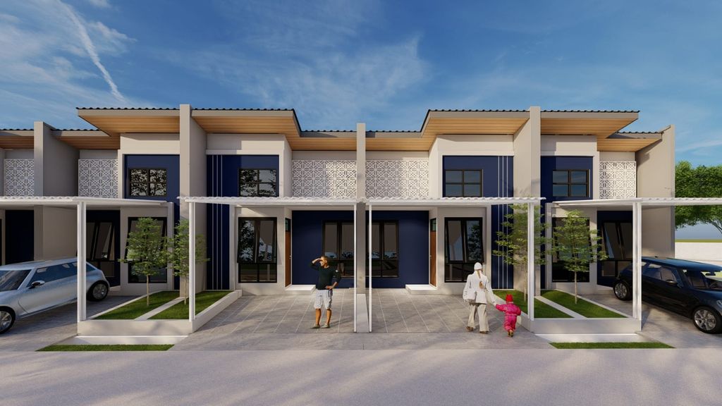 foto tampak rumah tipe 30/60 perumahan KIERANA INDAH RESIDENCE 3