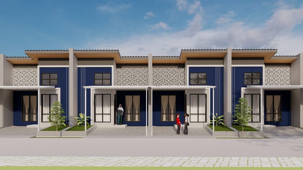 foto tampak rumah tipe 38/72 perumahan KIERANA INDAH RESIDENCE 3